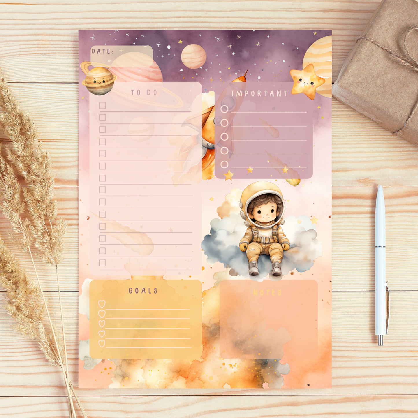 A5 Planner – Space Dreams Edition
