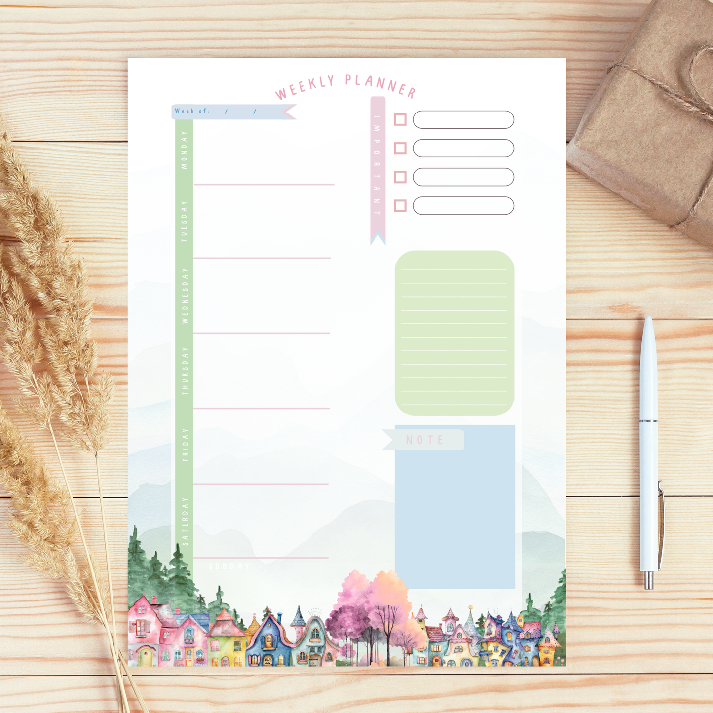 A5 Planner  Rust & Overzicht