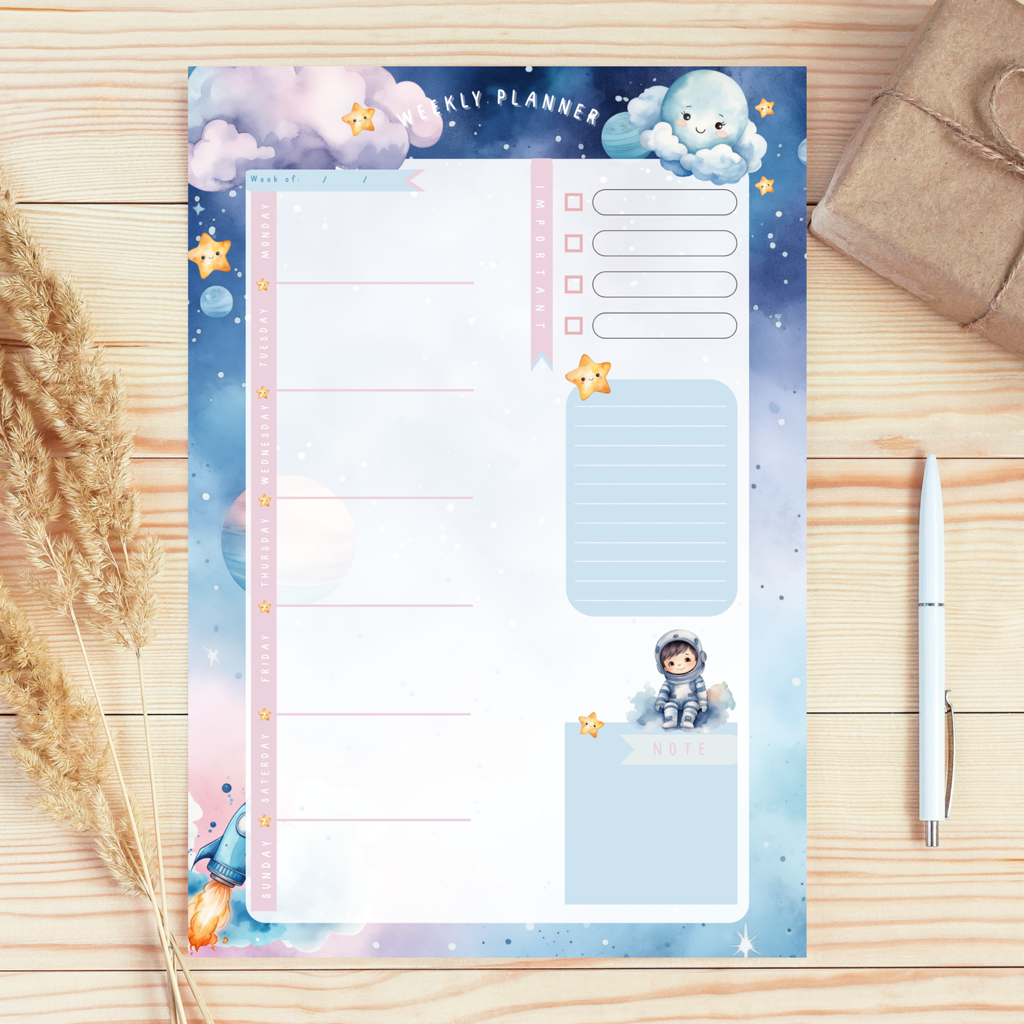 A5 Planner Space